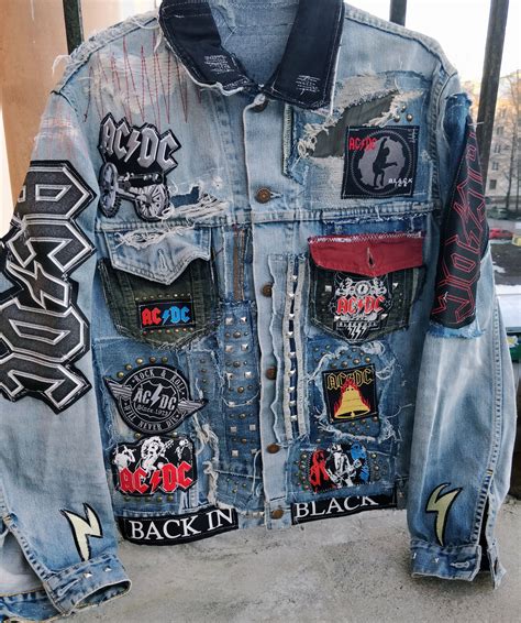 punk jean jacket